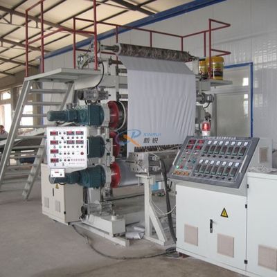 1220mm 6mm Mesin Pembuat Lembaran Marmer PVC Mengkilap
