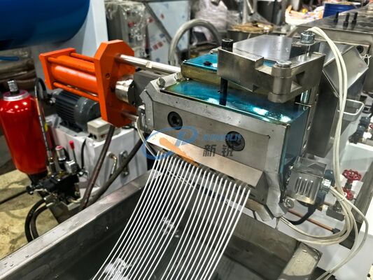500KG/H TPR TPE Air Cooling Strand Pelletizing Produksi Line