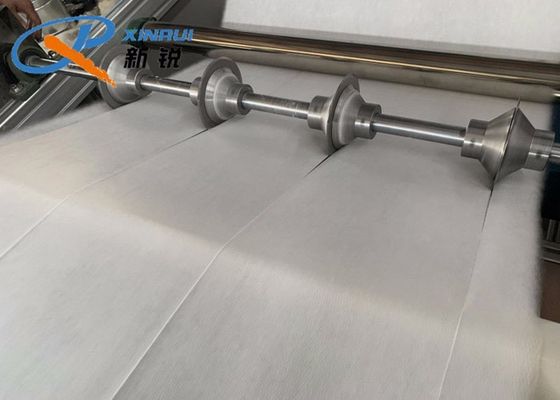 Vertikal 600mm 800mm PP Mesin Pembuat Kain Non Woven