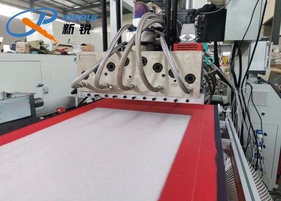 Vertikal 600mm 800mm PP Mesin Pembuat Kain Non Woven