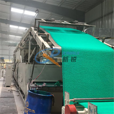 400kg / H Foam Backing PVC Coil Plastic Mat Membuat Mesin