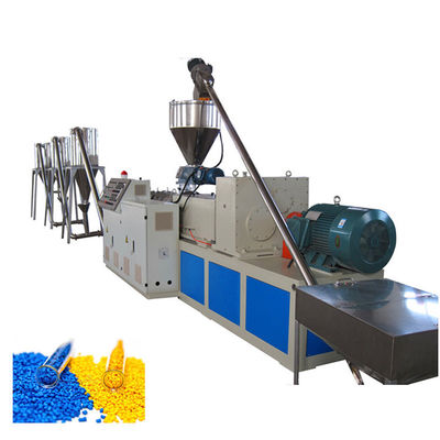 Twin Screw Extruder 15m 20m3 Mesin Pembuat Butiran Plastik